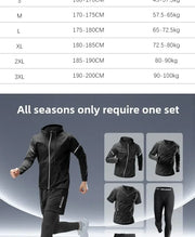 Quick-Dry Athletic Suit for Men–Training & Running