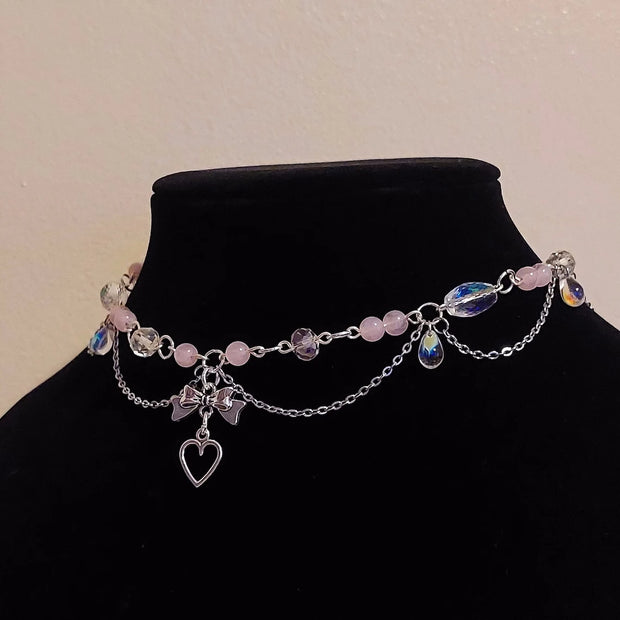 Mirabelle Necklace | Dainty Necklace Jewelry| Coquette |  Y2K Fashion Jewelery Necklace