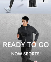 Quick-Dry Athletic Suit for Men–Training & Running