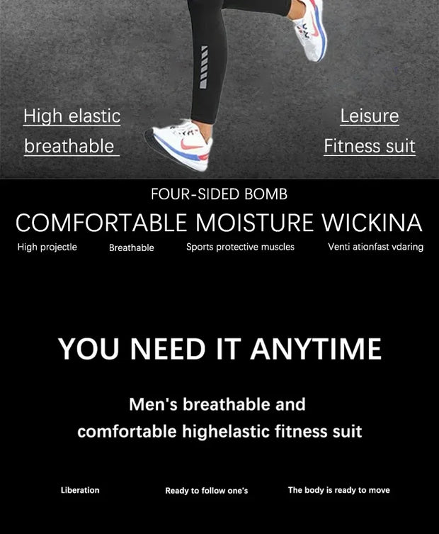 Sports Suits Men's Fitness