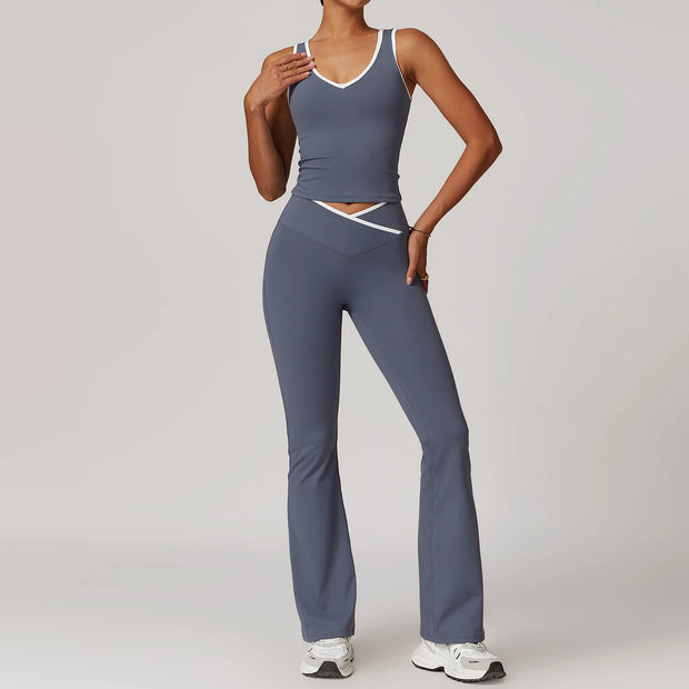 2-Piece Yoga Outfit for Women – Gym & Running