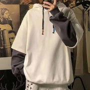 High Street Pullover – Fake Two-Piece Winter Hoodie.