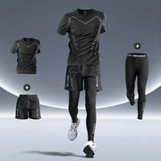 Quick-Dry Athletic Suit for Men–Training & Running