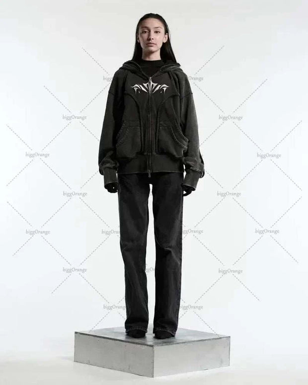 Y2K Harajuku Double Hood