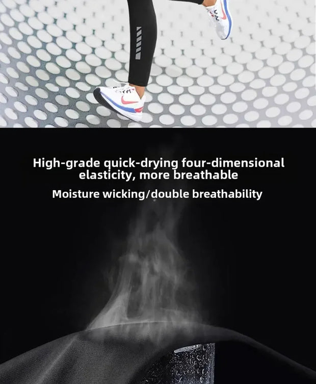 Quick-Dry Athletic Suit for Men–Training & Running
