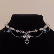 Mirabelle Necklace | Dainty Necklace Jewelry| Coquette |  Y2K Fashion Jewelery Necklace