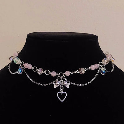 Mirabelle Necklace | Dainty Necklace Jewelry| Coquette |  Y2K Fashion Jewelery Necklace