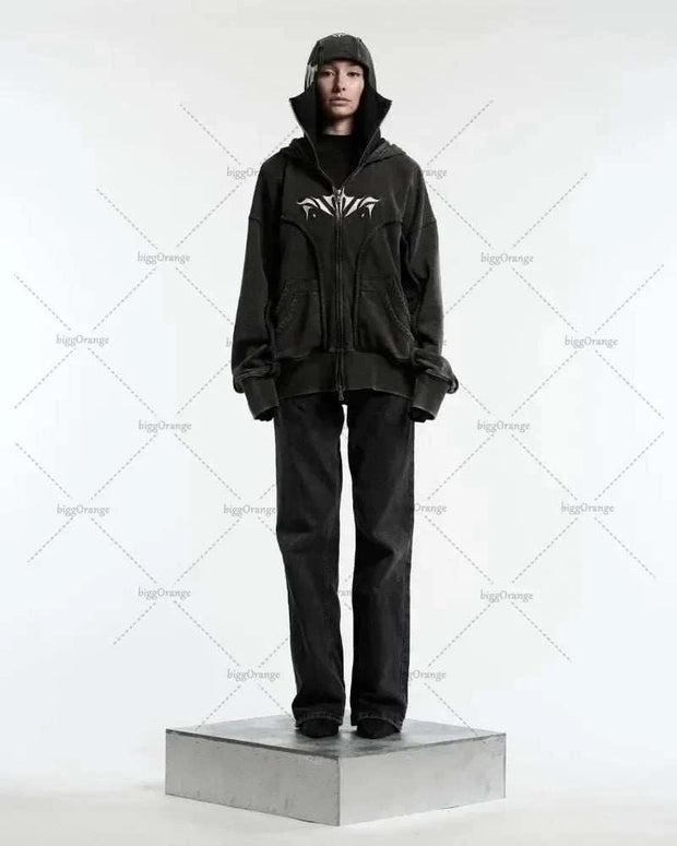 Y2K Harajuku Double Hood