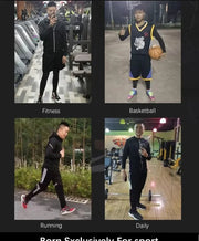 Quick-Dry Athletic Suit for Men–Training & Running