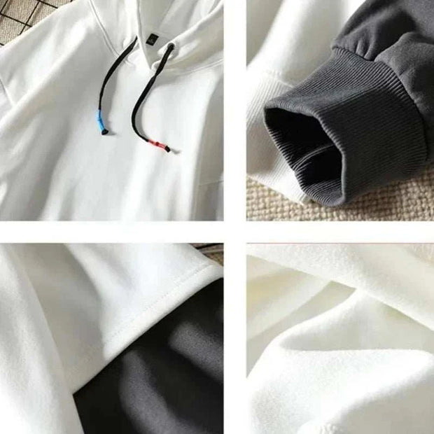 High Street Pullover – Fake Two-Piece Winter Hoodie.