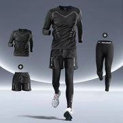 Quick-Dry Athletic Suit for Men–Training & Running