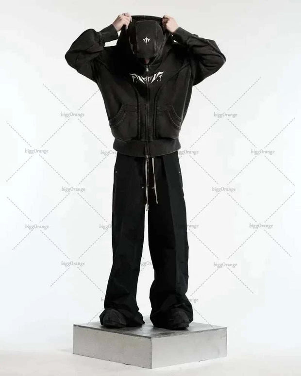 Y2K Harajuku Double Hood